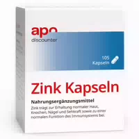 Zink Kapseln 10 Mg Von Apodiscounter