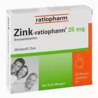 Zink Ratiopharm 25mg