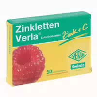 Zink Verla 5 mg Lutschtabletten Himbeere 50 Stück