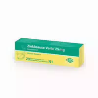 Zinkbrause Verla 25mg 20 St Brausetabletten