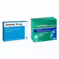Zinkorot 25 mg Tabletten Aspirin Complex Beutel