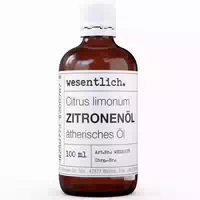 Zitronenöl Ätherisches Öl Von Wesentlich