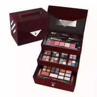 Zmile Cosmetics, Kosmetik Koffer Beauty Case Velvety Dark Red 74 Teile