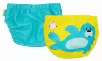 Zoocchini Badewindel 2er Set Gr Sydney die Robbe Gr m