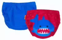 Zoocchini Badewindel 2er Set Sherman der Hai Gr m