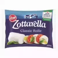 Zott Zottarella Rolle mit Basilikum