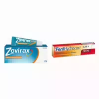 Zovirax Lippenherpescreme 2g Fenihydrocort Creme 0,25 % 20g