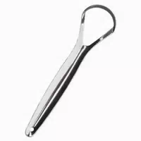 Zungenreiniger Edelstahl Tongue Scraper Mundhygiene Verbesse 1 st
