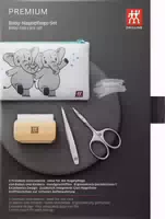 Zwilling Beauty Baby Und Kinder Maniküre Set 3tlg Mit Nagelschere Twinox Kids Case Twin Elephants 3pcs