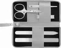 Zwilling Beauty Maniküre Pediküre Set 5tlg Mit Kombi Nagelschere Vegan, Schwarz