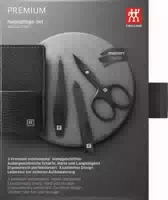 Zwilling Beauty Nagelpflege Set Leder Schwarz 3 Teilig