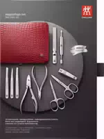 Zwilling Beauty Rahmen Etui, Rindleder, Rot, 10 Tlg