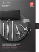 Zwilling Beauty Rahmen Etui, Yakleder, Schwarz, 5 Tlg