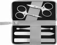 Zwilling Maniküre Pediküre Set 5tlg mit Kombi Nagelschere Grau 1 stk
